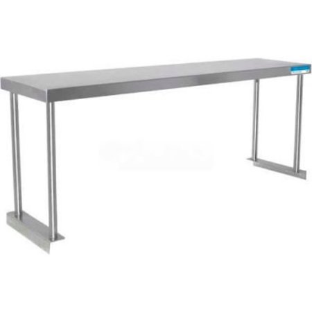 BK RESOURCES BK Resources Single Overshelf W/ 18 Ga 304 Stainless Steel, 72"W x 12"D BK-OSS-1272